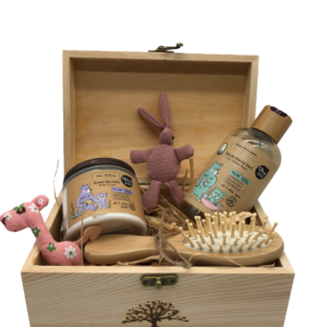 Кутия 4A Natural, натурална козметика за бебета. Подаръчна кутия.