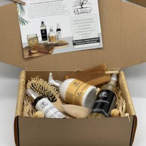 Подаръчна кутия с натурална козметика за коса 4A Natural