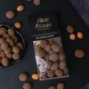 Шоколадови дражета- Лешник в черен шоколад без добавена захар