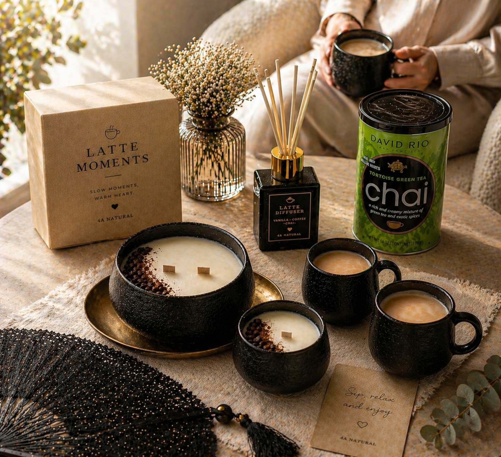 Подаръчен бутиков сет "LATTE MOMENTS" с подарък - Image 6