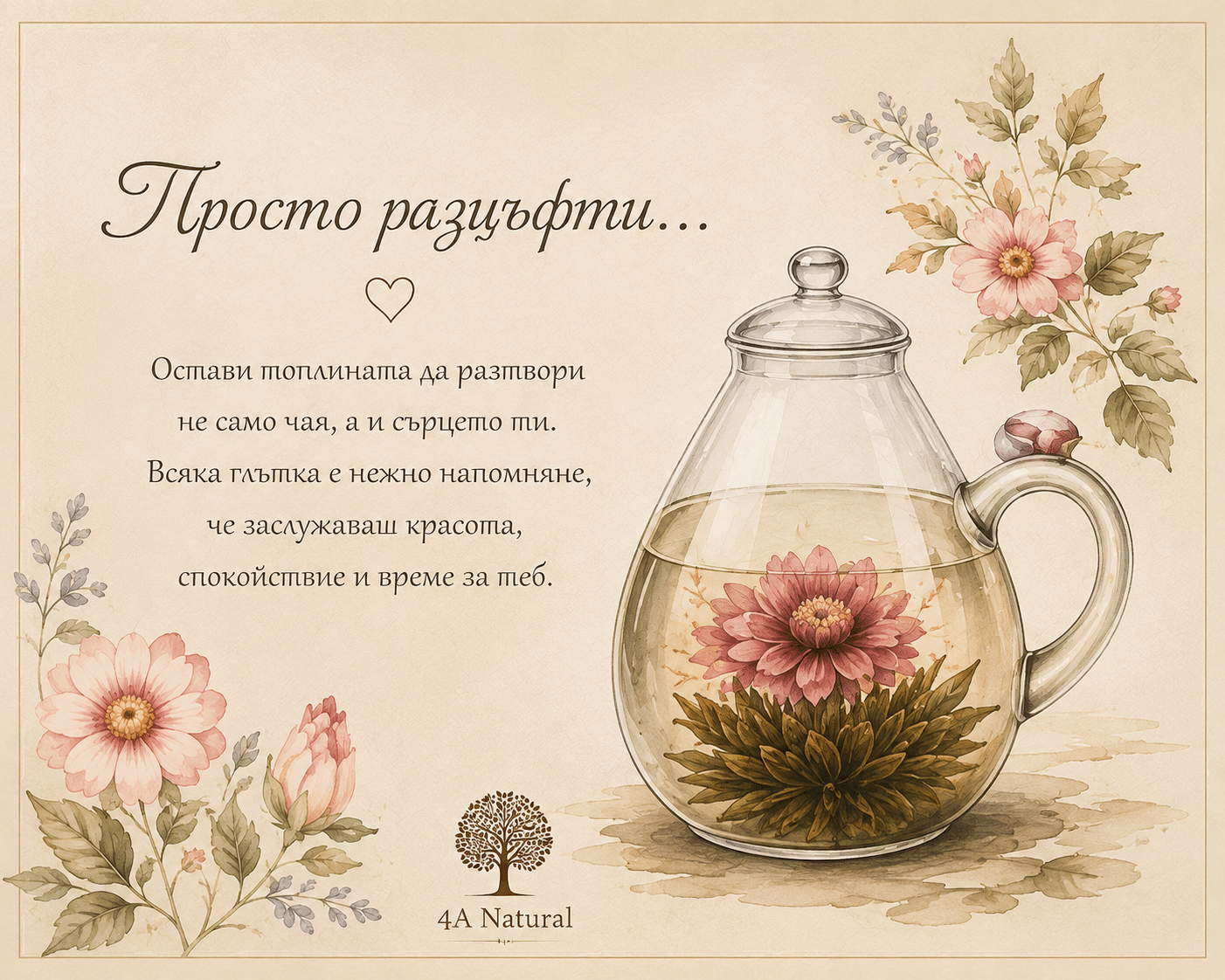 Подаръчен комплект "Просто разцъфти... 🌸" - Image 3