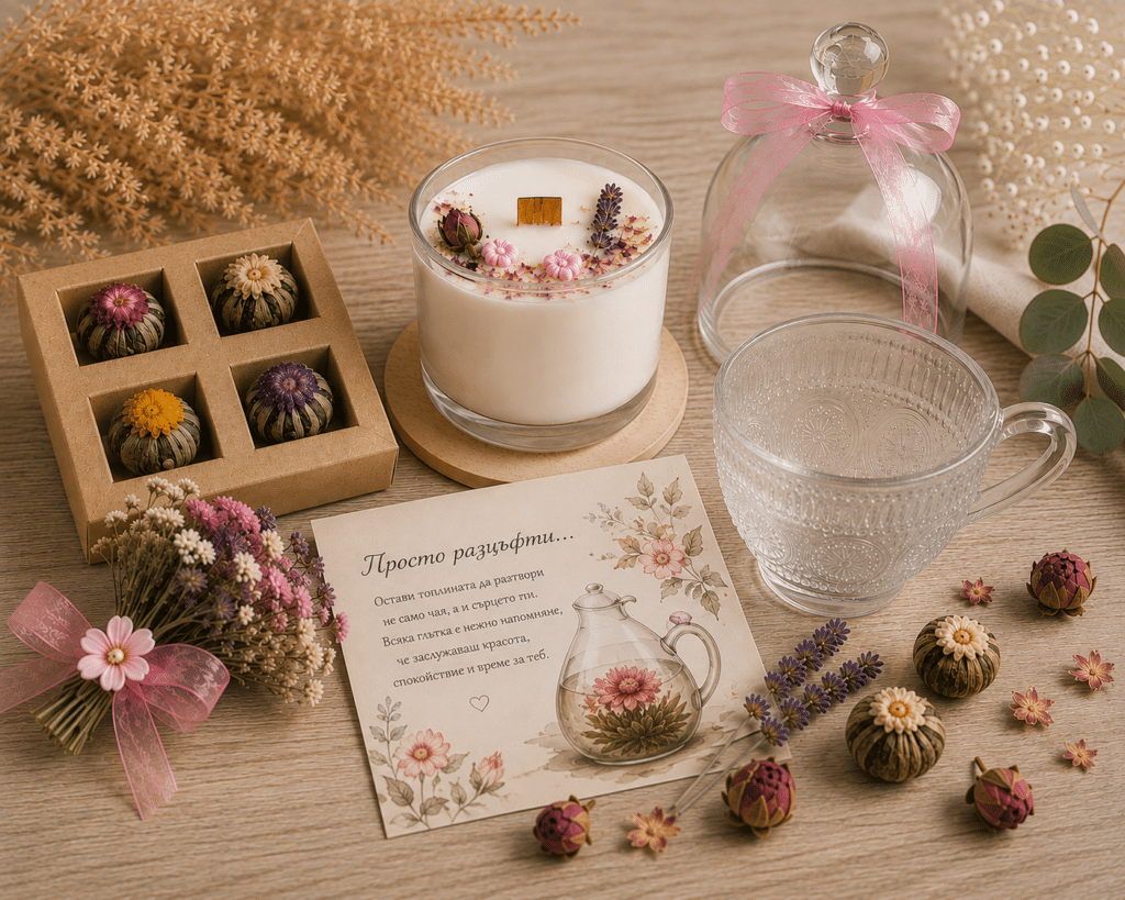 Подаръчен комплект "Просто разцъфти... 🌸"