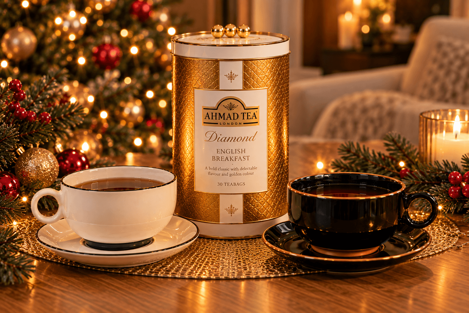 Подаръчен комплект "Luxury Christmas" с подарък коледен елен от кадифе - Image 3
