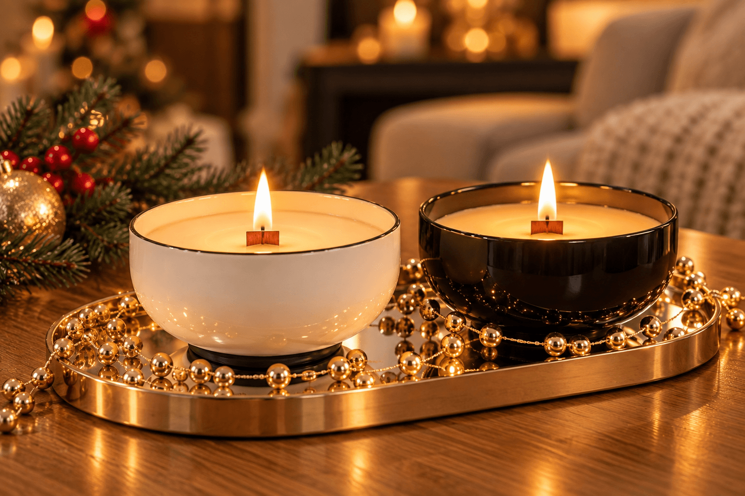 Подаръчен комплект "Luxury Christmas" с подарък коледен елен от кадифе - Image 2
